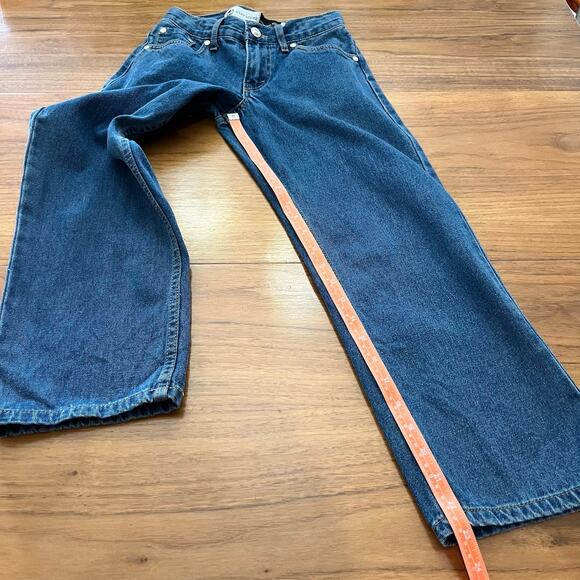 Levi Silver Tab Stay Loose Jeans Kids Size 8 Straight Baggy Adjustable Waist - Picture 10 of 10